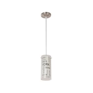 Lampara Colgante Dbl/Vid. 1Lt60W120Ve27 4249-4 - LUMICENTRO