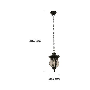 Farol Colgante Vid/Esfer/Ng.1L40We27 21041-2 - IKE LITE