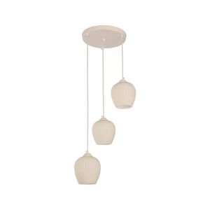Lampara Colgante E27 3 L 60W Wt-Wt - IKE LITE
