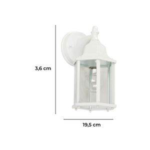 Farol D/Pared Blanco 1L60We27110V 17142-1 - LUMICENTRO