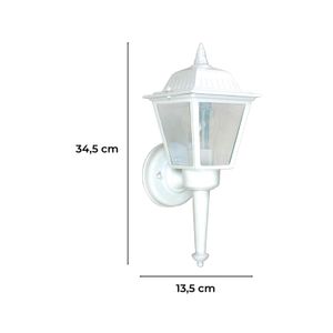 Farol D/Pared Pequenio Bl.1L60We27 2090-1 - LUMICENTRO