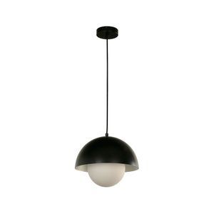 Lampara Colgante Campana Negro 1L60We27 - IKE LITE