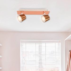 Lampara Dirigible Led Rojo Cobre-Rosa 2L 5W - LUMICENTRO
