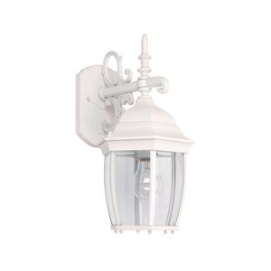 Farol de pared Blanca de 1 luz Potencia de 60 Watts con base tipo E27 - LUMICENTRO