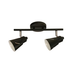 Lampara Dirigible Metal Matt Black 2L40We14 - LUMICENTRO