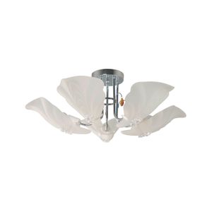 Lampara D/Techo Cromo 5Hojas 60We27 Br 0288863 - LUMICENTRO