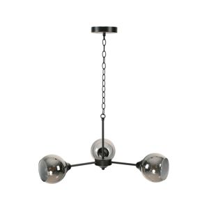 Lampara Colgante Negro 3L E27 40W - LUMICENTRO
