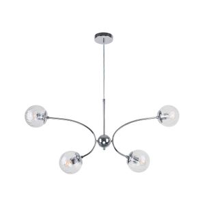 Lampara Colgante Crm.Vid.Transp.4Le2760W - LUMICENTRO