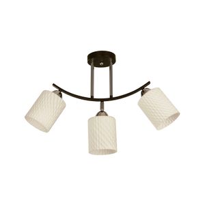 Lampara D/Techo Cur/Neg 3L60We27 5157-91 - LUMICENTRO