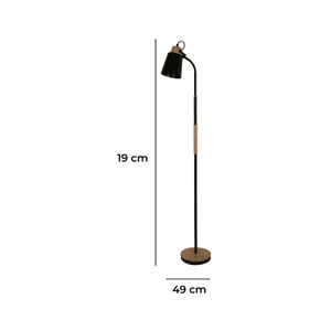 Lampara De Pie Cuello Flex. Ng.1L60We27 - LUMICENTRO