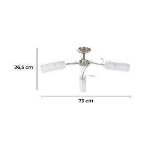 Lampara D/Techo Crz/Sat/Vid 3L60We27 - LUMICENTRO