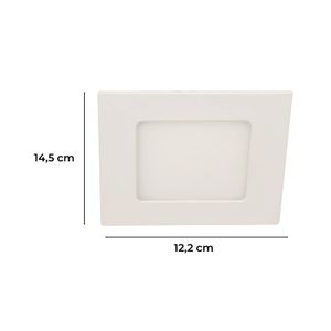 Panel Led Emp Cuad Bl 6W 6500K - LUMICENTRO