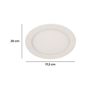Panel Led Emp Redon Bl. 12W 3K L/Amar - LUMICENTRO
