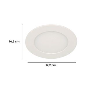 Panel Led Emp Redon Bl 6W 3K L/Amar - LUMICENTRO