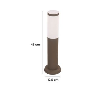 Lampara P/Piso Ext/Peq.Choc/Bl 1L60We27 7696-9 - LUMICENTRO