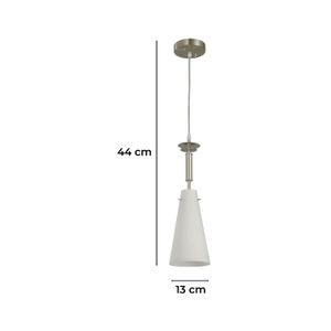 Lampara Colgante C26 1L Blanca 60We27 8495-1 - LUMICENTRO