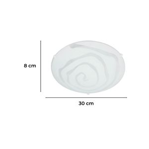 Plafon Lineas 2L Blan 60We27 92629-1 - LUMICENTRO