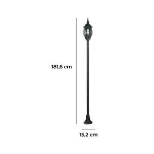 Farol D/Pie Verdegris 1L100We27 2891-8 - LUMICENTRO