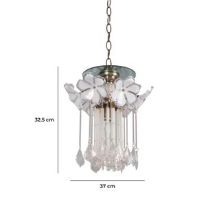 Lampara Colgante 1L South1 Flor/Lag.60W 700411 - LUMICENTRO
