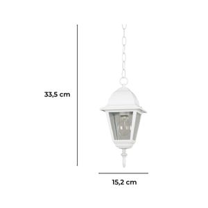 Farol Colgante Blanco Alumi 2021-1 Blitz - LUMICENTRO