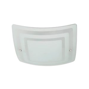 Plafon Cuad/Cuadros 2L Bl/Sat E27 5862-4 - LUMICENTRO