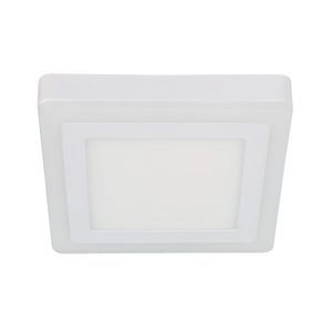 Panel LED Base cuadrada para sobreponer. Luz Blanca 6500K.16W. Doble Luz. - LUMICENTRO