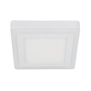 Panel LED SOBREP CUAD 1Potencia de 6 Watts 3K Luz amarilla - LUMICENTRO