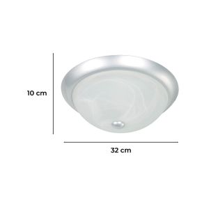 Plafón LED Potencia de 38 Watts de sobreponer de color gris 17992-1 - LUMICENTRO