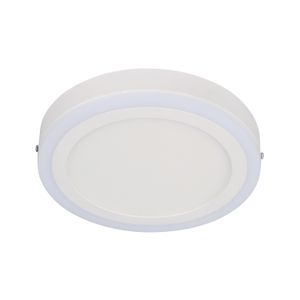 Panel LED Base redonda para sobreponer. Luz Blanca 6500K.24W. Doble Luz. - LUMICENTRO