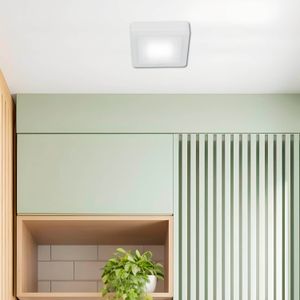 Panel LED Base cuadrada para sobreponer. Luz Blanca 6500K.9W. Doble Luz. - LUMICENTRO