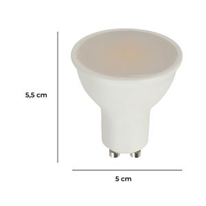 Dicroico LED de 3 Watts de luz cálida con base GU10 100 - 240 V - LUMICENTRO