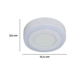 Panel Led Red/Sob/Bl/Dobl Luz/Blan 9W6.5K - LUMICENTRO