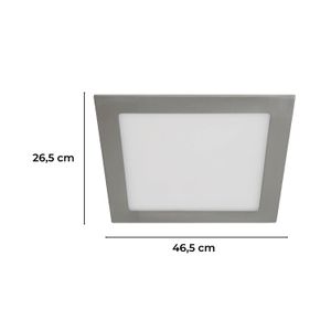Panel Led Emp Cuad Niq 18W 6500K Luz Blanca - LUMICENTRO
