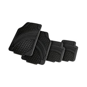 Juego de 4 moquetas para auto, color negro. - K PRO