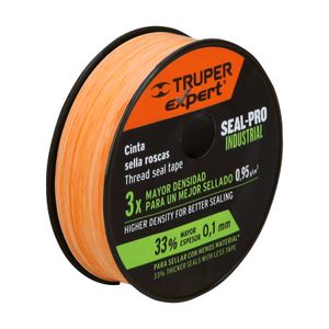Cinta sella roscas 1/2" X 13 m de largo, industrial - TRUPER