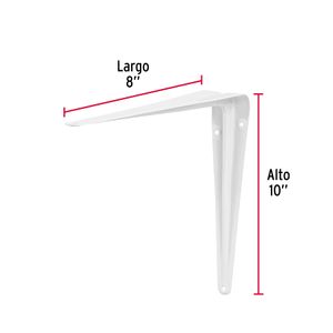 Pie de amigo blanco de 8" x 10" - HERMEX