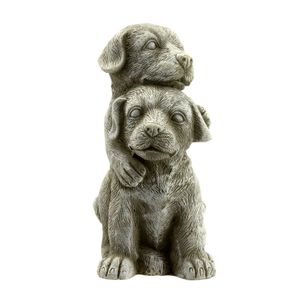 Adorno para jardín de "dos perros". - K HOME