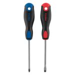 Duo-de-desarmadores-1-4--x-4--mango-Comfort-Grip