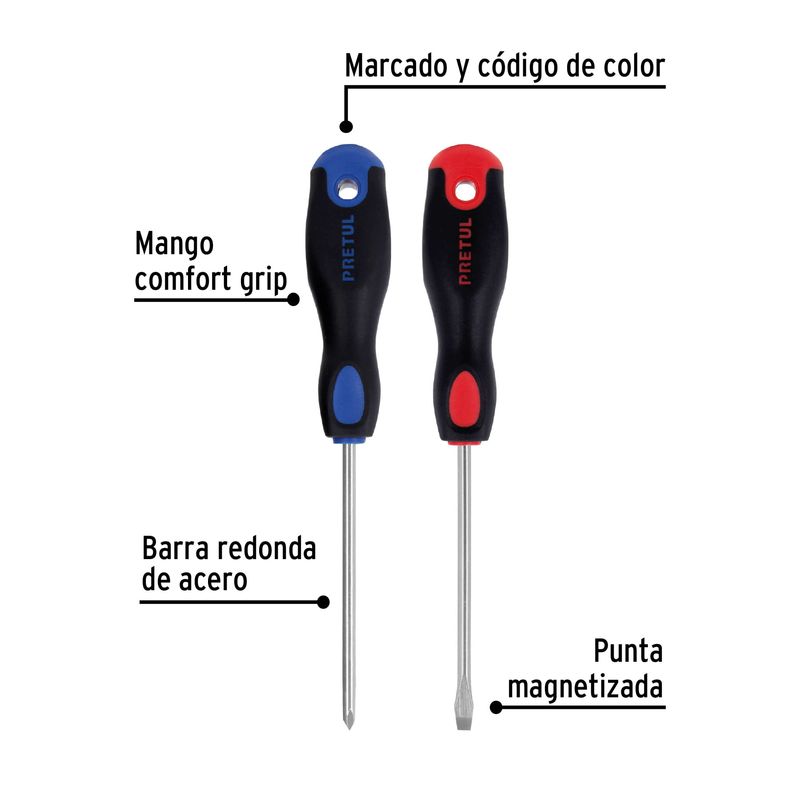 Duo-de-desarmadores-3-16--x-4--mango-Comfort-Grip