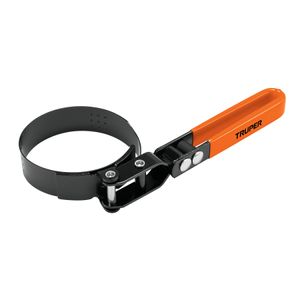 Llave para filtro de aceite tipo banda para medidas de 2 1/2" a 3 1/4". - TRUPER