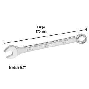 Llave mixta de 1/2". - PRETUL