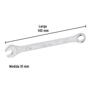 Llave mixta de 10 mm. - PRETUL
