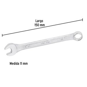 Llave mixta de 11 mm. - PRETUL
