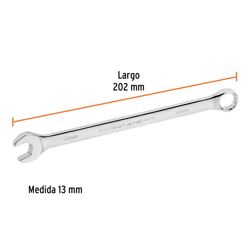 Llave-mixta-extralarga-de-acabado-pulido-de-13-mm.