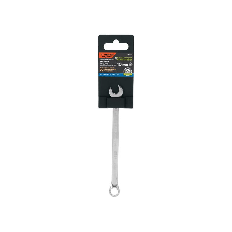 Llave-mixta-extralarga-de-acabado-pulido-de-10-mm.
