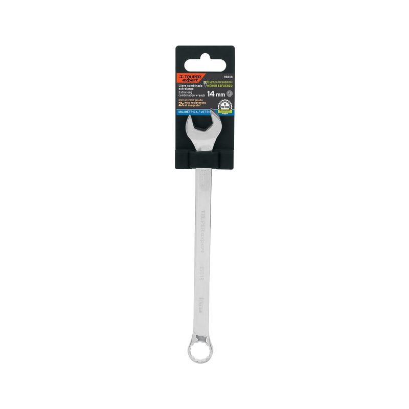 Llave-mixta-extralarga-de-acabado-pulido-de-14-mm.