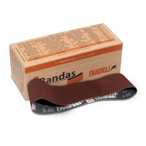 Lija de Banda N100 de 3 x 21 pulgadas G100 para madera. - FANDELI