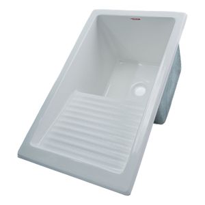 Lavarropa con pozo grande empotrable con flauta de 72 x 42 x 48 cm. - FIBRARV