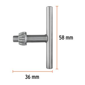 Llave para broquero de 3/8" - TRUPER