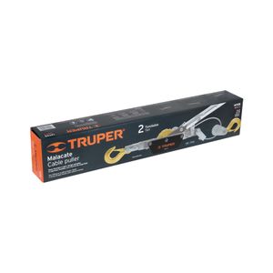 Tecle de palanca, con cable y 2t de capacidad - TRUPER